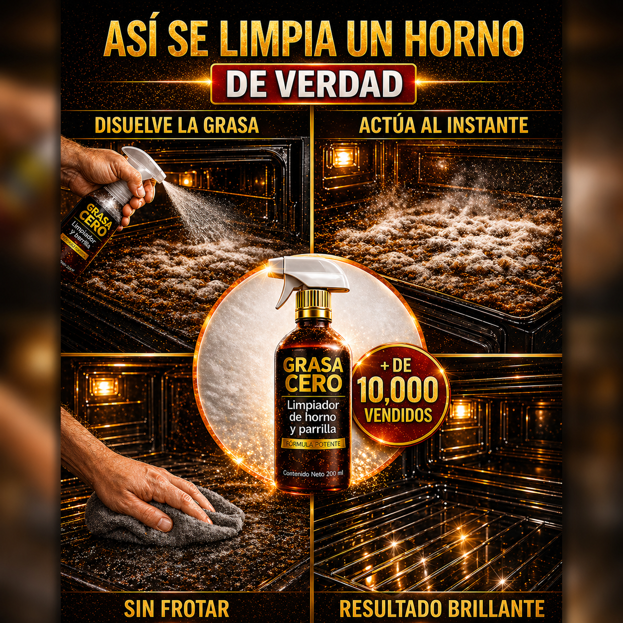 GRASA CERO | Elimina la grasa más difícil en minutos